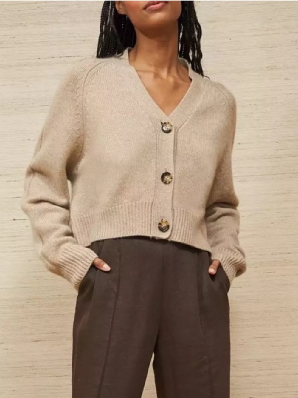 La Ligne Gaston Crop Cardigan